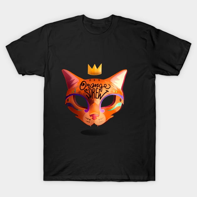 Orange Sdrew - logo brand, tribe mask T-Shirt by OrangeSdrew